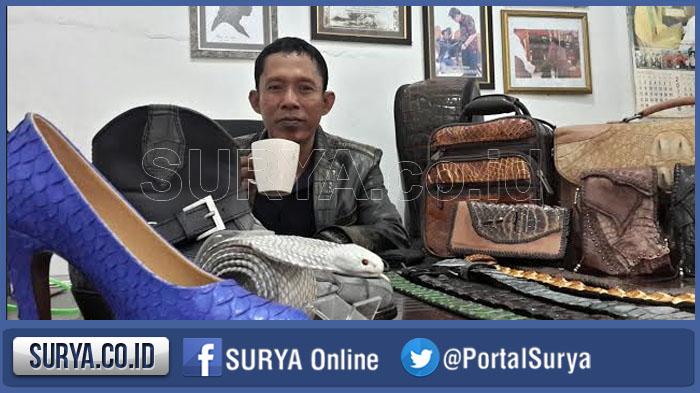 Success Looking Craft Leather Bag Reptiles in Krian; Take advantage of Leather Waste