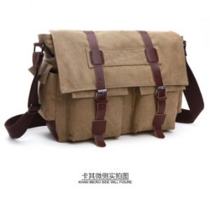 tas salempang kanvas pria tas laptop khaki cade product